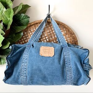 Vintage ( Levi’s ) Orange Tag Denim Duffel Bag